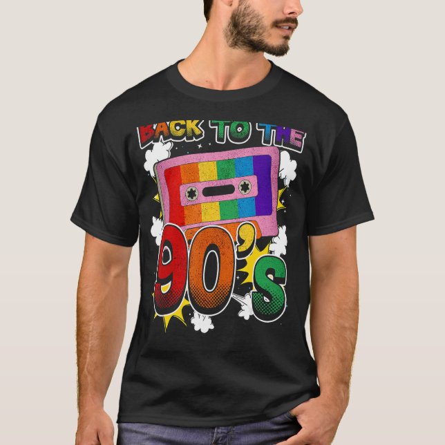 Camiseta De vuelta a los 90's Disco Radio y Techno Era Vin (Anverso)