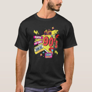 Camiseta De vuelta a los 90's Disco Radio y Techno Era Vin