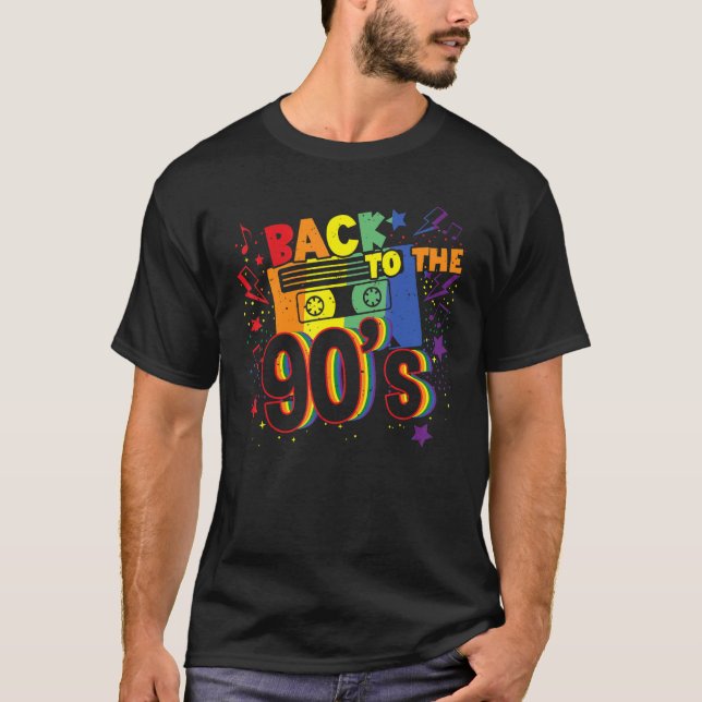 Camiseta De vuelta a los 90's Disco Radio y Techno Era Vin (Anverso)