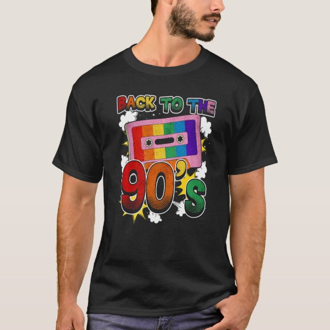 Camiseta De vuelta a los 90's Disco Radio y Techno Era Vin (Anverso)