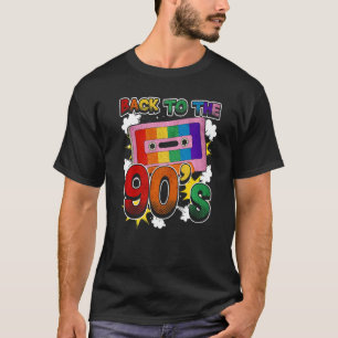 Camiseta De vuelta a los 90's Disco Radio y Techno Era Vin