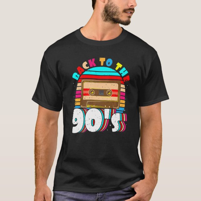 Camiseta De vuelta a los 90's Disco Radio y Techno Era Vin (Anverso)