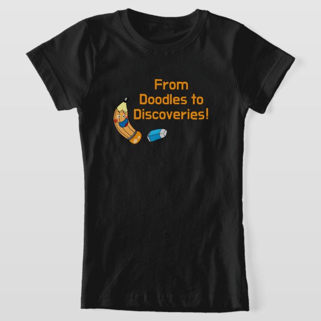 Camiseta De vuelta a los dibujos y modelos escolares (Distribución)