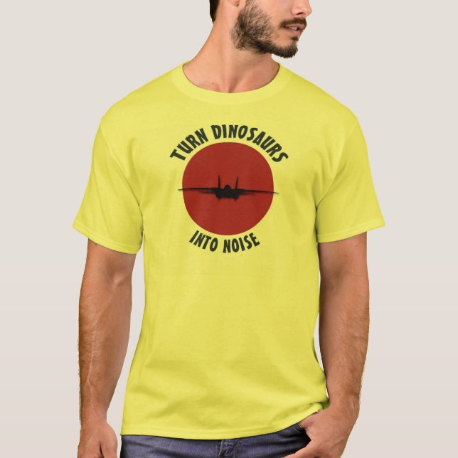 Camiseta ¡Dé vuelta a los dinosaurios en ruido! (Anverso)