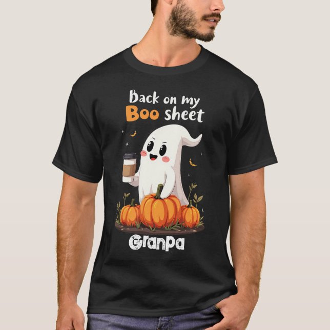 Camiseta De Vuelta A Mi Fantasma De Boo De Halloween (Anverso)