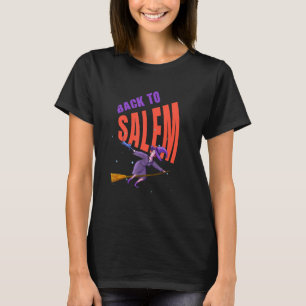 Camiseta De Vuelta A Salem Halloween Noches Salem Halloween