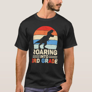 Camiseta De vuelta a Scho, Dinosaurio de tercer grado