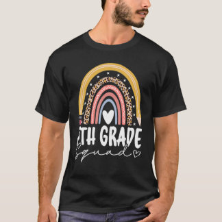 Camiseta De vuelta al arco iris de la escuela Séptimo grado