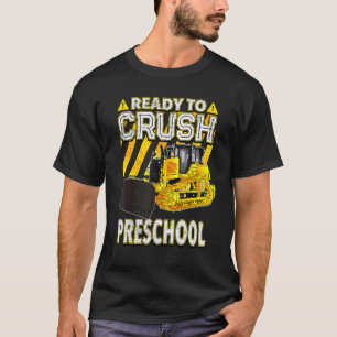 Camiseta De Vuelta Al Bulldozer Escolar Listo Para Aplastar