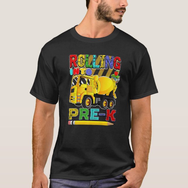 Camiseta De Vuelta Al Camión De Mezclador Escolar Que Se De (Anverso)