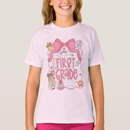 Camiseta de vuelta al cole, camiseta de primer gra