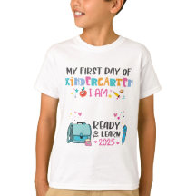 Camiseta de vuelta al cole para niños - jardín de