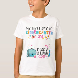 Camiseta de vuelta al cole para niños - jardín de