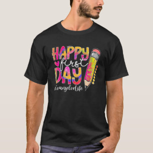 Camiseta De Vuelta Al Colegio Consejero Lápiz De Vida Tye H