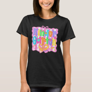 Camiseta De Vuelta Al Colegio Coquette Bow Profesor De Jard