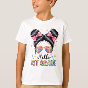 Camiseta De Vuelta Al Colegio Coquette Bow Profesor Hello F