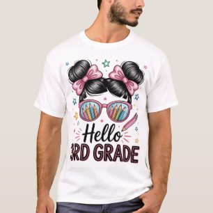 Camiseta De Vuelta Al Colegio Coquette Bow Profesor Hola Te