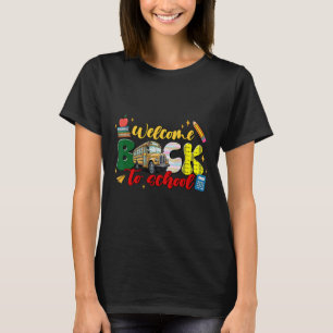 Camiseta De Vuelta Al Colegio De La Escuela De Diversión De