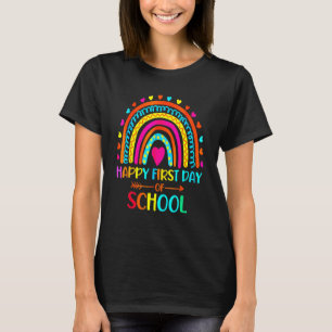 Camiseta De Vuelta Al Colegio Divertido Feliz Primer Día De