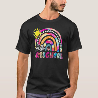 Camiseta De Vuelta Al Colegio El Boho Arcoiris Tie Dye Prof
