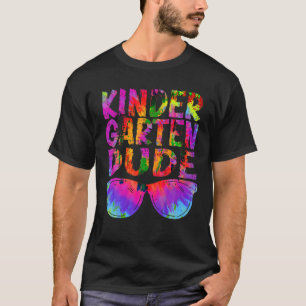 Camiseta De Vuelta Al Colegio Funny Kindergarten Dude Dye B