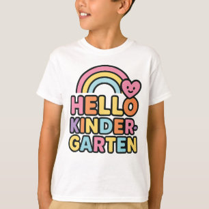 Camiseta De vuelta al colegio Hola maestro de jardín de inf