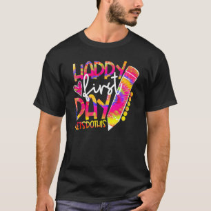 Camiseta De Vuelta Al Colegio Lápiz De Lazos Tye Feliz Prim
