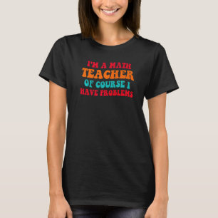 Camiseta De Vuelta Al Colegio Maestros Retro Maestros Math 