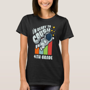 Camiseta De Vuelta Al Colegio Primer Día De 4º Grado Astron