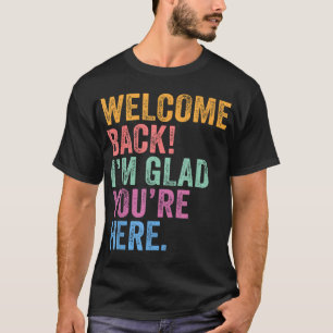 Camiseta De Vuelta Al Colegio Profesor Bienvenido De Nuevo