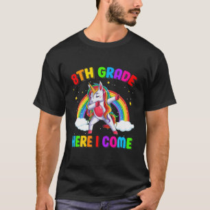 Camiseta De Vuelta Al Colegio Unicornio Dabbing Niños Chica