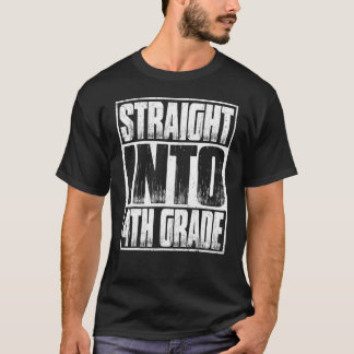 Camiseta De vuelta al cuarto grado de la escuela