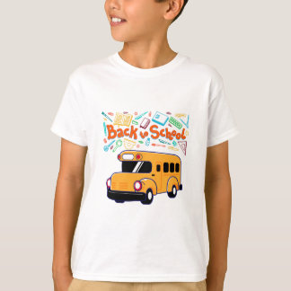 Camiseta De vuelta al diseño gracioso de la escuela, de vue
