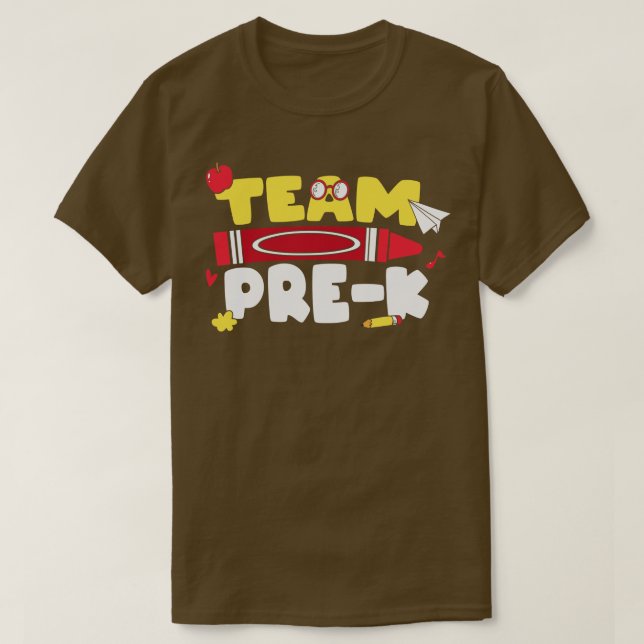 Camiseta De vuelta al equipo de la escuela (Diseño del anverso)