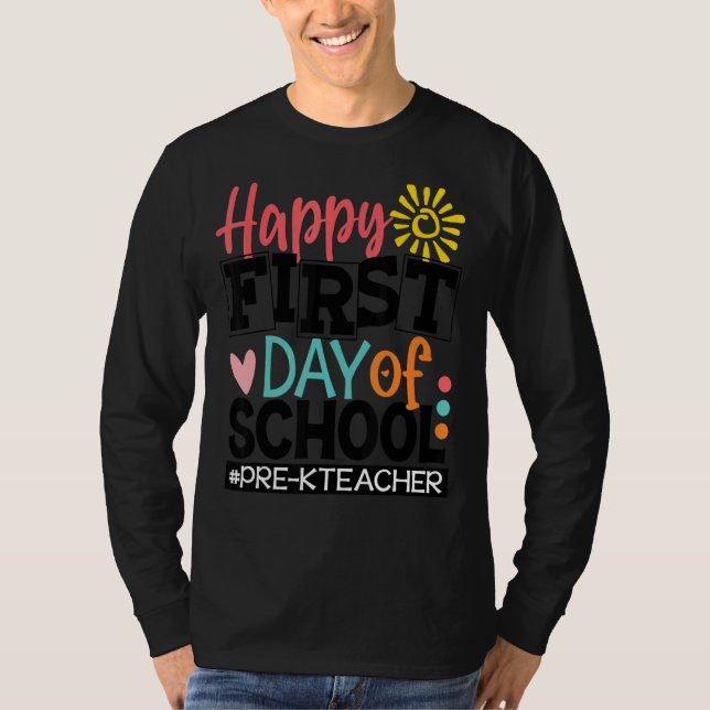 Camiseta De Vuelta Al Equipo Escuadrón Preescolar Para Prof (Anverso)