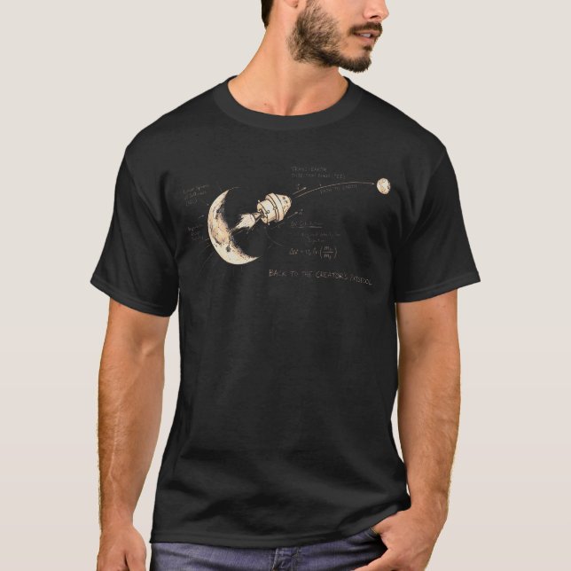 Camiseta De vuelta al escabel del Creador Versículo de la B (Anverso)