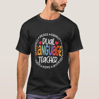 Camiseta De Vuelta Al Escuadrón Escolar Equipo De Dos Profe