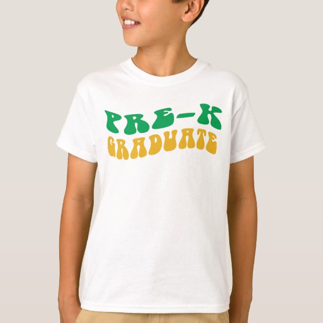 Camiseta De Vuelta Al Graduado De Preescolar (Anverso)
