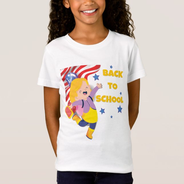 Camiseta De vuelta al héroe escolar (Anverso)