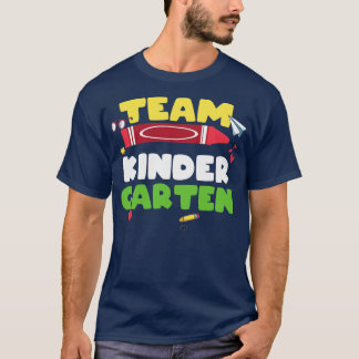 Camiseta De vuelta al jardín de infantes del equipo escolar