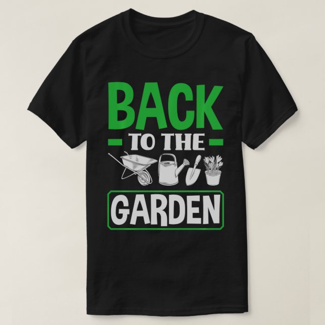 Camiseta De Vuelta Al Jardín La Graciosa Planta De Jardiner (Diseño del anverso)