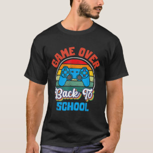 Camiseta De Vuelta Al Juego De Diversión Escolar Sobre Estu