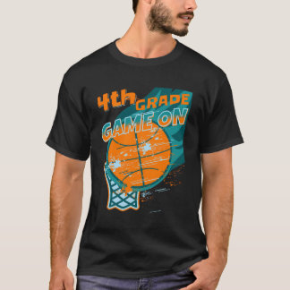 Camiseta De Vuelta Al Juego Escolar En El Basketbal Estudia