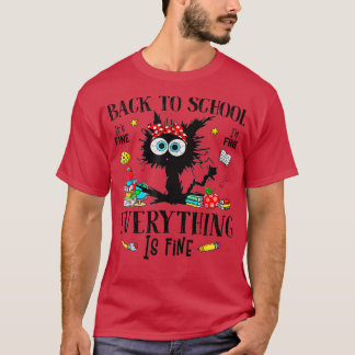 Camiseta De Vuelta Al Maestra Escolar Es Gracioso, Estoy Bi
