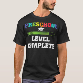 Camiseta De vuelta al nivel de educación preescolar complet