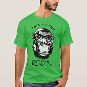 Camiseta De Vuelta Al Primario Mono De La Evolución De Las 