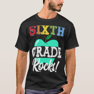 Camiseta De vuelta al primer día de clases 6° grado roca la