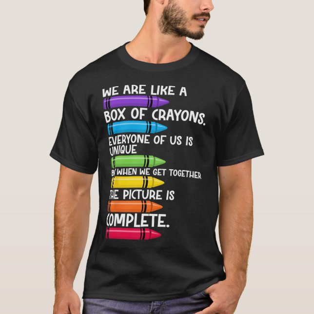 Camiseta De Vuelta Al Profesor De La Escuela Somos Como Una (Anverso)