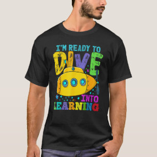 Camiseta De Vuelta Al Submarino Escolar Listo Para Entrar E