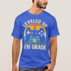 Camiseta De Vuelta Al Videojuego Escolar Hasta El 8º Grado